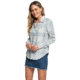 Roxy Capital Dream Long Sleeve Shirt - Womens, Blue Mirage Fields, Large, ERJWT03221-BMK1-L