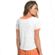 Roxy Sand And Sun Rays B Ringer T-Shirt - Womens, Marshmallow, Small, ERJZT04578-WBT0-S