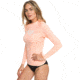 Roxy Whole Hearted Ls - Womens, Souffle, Large, ERJWR03221-MFG0-L
