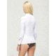Roxy Whole Hearted Ls - Womens, White, Medium, ERJWR03221-WBB0-M