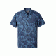 Royal Robbins Throwback Palm Short Sleeve, Blue Stone Pt, XL 71190-BLUE STONE PT-XL