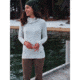 Royal Robbins Westlands Funnel Neck - Womens, Rustic Htr, Large, Y617018226L