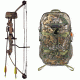 SA Sports Outdoor Gear Moose Youth Bow Pkg., Camouflage 20 in. 35 lbs. RH, 567 W/ Vanguard Xl Hunting Backpack-Realtree Camo, 64794-KIT3