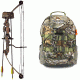 SA Sports Outdoor Gear Moose Youth Bow Pkg., Camouflage 20 in. 35 lbs. RH, 567 W/ Vanguard Xl Hunting Backpack-Realtree Camo, 64794-KIT1