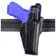 Safariland 200 ''Top Gun'' Mid-Ride, Level I Retention Holster - Basket Black, Left Hand 200-71-182