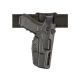 Safariland 7285 7TS SLS Low-Ride Level II Retention Duty Holster, Taurus PT100, Right Hand, Plain, Black, 7285-175-411