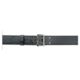 Safariland 875 Stitched Edge Belt, 2.25in Wide, Hi-Gloss Black, Chrome Buckle, Waist 32 in