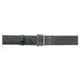 Safariland 875 Stitched Edge Belt, 2.25in Wide, Hi-Gloss Black, Chrome Buckle, Waist 42 in