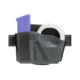 Safariland 573 Concealment Magazine Holder, Paddle, Single w/Cuff Pouch - Hi Gloss Black, Ambidextrous 573-83-92