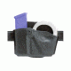 Safariland 573 Concealment Magazine Holder, Paddle, Single w/Cuff Pouch - STX Plain Black, 573-383-412