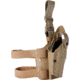 Safariland 6305 ALS/SLS Tactical Holster w/Quick-Release Leg Strap, Glock 19/23 w/TLR-2HL, Left, FDE Brown, STX Plain, Single Strap Leg Shroud, 6305-28321-552-SP10