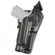 Safariland Model 6360RDS ALS/SLS Mid-Ride Level III Duty Holster, Glock 19/23, SureFire XVL2, Left, Hi Gloss Black, 6360RDS-28329-492