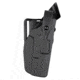 Safariland 7360 7TS ALS/SLS Mid-Ride Level III Retention Duty Holster, H&amp;K P30L, Left, Plain, Black, 1180247