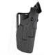 Safariland 7360 7TS ALS/SLS Mid-Ride Level-III Retention Duty Holster, Glock 22 Gen5 w/TLR-7, Right, Black, STX Plain, 7360-82527-411