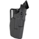 Safariland 7360 7TS ALS/SLS Mid-Ride Level III Retention OWB Duty Holster, Ruger American 9/40, Left, Plain Black, 7360-167-412