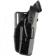 Safariland Model 7360-7TS ALS/SLS Mid-Ride Level III Duty Holster, SIG Sauer P320C 9/40, X300U/TRL-1HL, Left, Hi Gloss, Black, 7360-7502-492