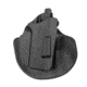 Safariland 7378 7TS ALS Concealment Paddle/Belt Loop Glock Holster, Glock 43/43X/43X MOS, Left, Plain, Black, 7378V2-895-412