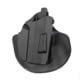 Safariland 7378 7TS ALS Concealment Paddle/Belt Loop Glock Holster, Glock 43/43X/43X MOS, Right, Plain, Black, 7378V2-895-411