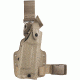 Safariland SLS Tactical Holster w/ Quick Release Leg Harness, Right Hand, STX FDE Brown Leg Shroud Single Strap 6005-3930-551-SP10