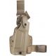 Safariland SLS Tactical Holster w/ Quick Release Leg Harness, Right Hand, STX FDE Brown Leg Shroud Single Strap 6005-3930-551-SP10