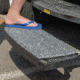 Safety Step Sand Away Step Rug Charcoal Curved 21 3/4" x 8 1/2", SA80-00
