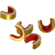 Saunders Brass Nok Set 16-18 Strand 100 pk., Gold 1402376