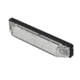 Scandvik 12V LED Light Strip w/Gasket, White, 4in, 41640P