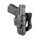 Scorpus Level 1 Retention Swivel OWB Belt/Paddle Holster, Glock 17, Ambidextrous Hand, Black, SC-G9SB