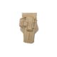 Scorpus M24 Belt Holster CZ 75, SIG Sauer P226, H&amp;K USP 9mm, 1911, Glock 17/19/22/31/41/43 w/ 2 Retention System, Right Hand, Flat Dark Earth, SC-24BG9RT