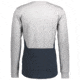 SCOTT Defined Merino L/SL Shirt - Mens, Dark Blue/Light Grey Melange, Large, 2777727037008