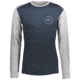 SCOTT Defined Merino L/SL Shirt - Mens, Dark Blue/Light Grey Melange, Large, 2777727037008