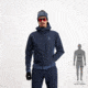 SCOTT Explorair Hybrid LT Jacket - Mens, Dark Blue/Metal Blue, Large, 2918547367008