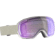 SCOTT LCG Compact LS Goggle, Light Beige/Light Sensitive Blue Chrome, 2778317362307