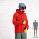 SCOTT Ultimate Dryo 10 Jacket - Mens, Magma Red, Small, 2837577373006