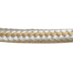 Sea-Dog Double Braided Nylon Anchor Line With Thimble - 3/8in x 100ft, Gold/White, 302110100G/W-1