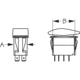 Sea-Dog Sea Dog Illuminating Contura Rocker Switch Spdt On/Off/On, 420213-1