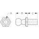 Sea-Dog Sea Dog Stainless Steel Gas Lift Ball Stud 10mm, 321586-1