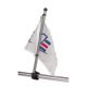 Sea-Dog Stainless Steel Rail Mount Flagpole - 17", 327122-1