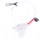 Sea Striker Fluke Rig 2/0 Wide Gap Spinner 3Way White Bucktail, N8955-WH