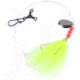 Sea Striker Fluke Rig 2/0 Wide Gap Spinner 3Way Yel Bucktail, N8955-FY