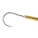 Sea Striker Gold Anodized Aluminum Gaff 2" Stainless Hook 3' Long, SS236G