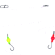 Sea Striker Spot/Kingfish/Pompano Rig, #2 Lazer Sharp Circle Hooks, Red &amp; Yellow Floats, SKP2