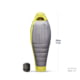 Sea to Summit Spark Down 15F/-9C Sleeping Bag - Women's, Long, Pewter Grey, Long, S3244