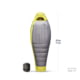 Sea to Summit Spark Down 15F/-9C Sleeping Bag - Women's, Regular, Pewter Grey, Regular, S3243