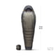 Sea to Summit Spark Pro Down 30F/-1C Sleeping Bag, Long, Beluga Black, Long, S2152