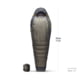 Sea to Summit Spark Pro Down 30F/-1C Sleeping Bag, Regular, Beluga Black, Regular, S2151