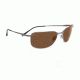Serengeti Strato Sunglasses - Satin Black Frame, Polar PhD Sedona Lenses 7681