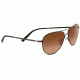 Serengeti Alghero Single Vision Prescription Sunglasses, Satin Dark Espresso Frame, 8442SV