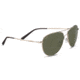 Serengeti Alghero Single Vision Prescription Sunglasses, Shiny Soft Gold Frame, Polarized, Photochromic, 8542SV