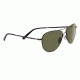 Serengeti Alghero Single Vision Prescription Sunglasses, Shiny Dark Gunmetal Frame 8313SV